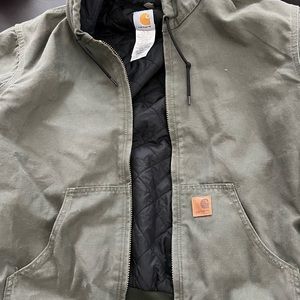 Green Carhartt jacket